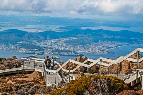 view from Mt.Wellington